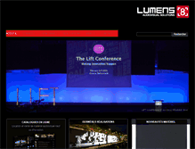 Tablet Screenshot of lumens8.com